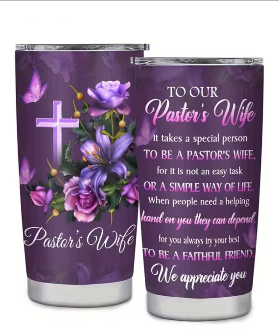 ETELAMUR 20oz Double-Layer Insulated Stainless Steel Water Cup, Shatterproof, Sealable, With Lid